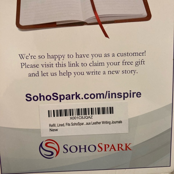 SohoSpark Red Dragon Vegan Leather Refillable Journal Set - Picture 10 of 11